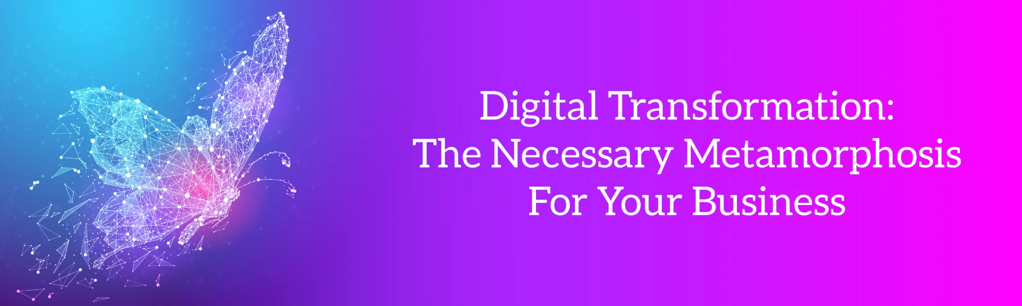 Digital Transformation – The Necessary Metamorphosis For Your Business