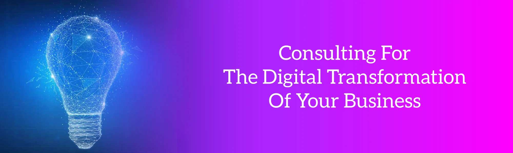 Consulting For The Digital Transformation Of Your Business